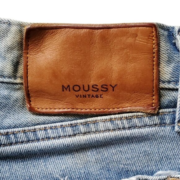 MOUSSY VINTAGE Carter Friend Tapered Denim Jeans Blue Size 28 - Picture 10 of 16